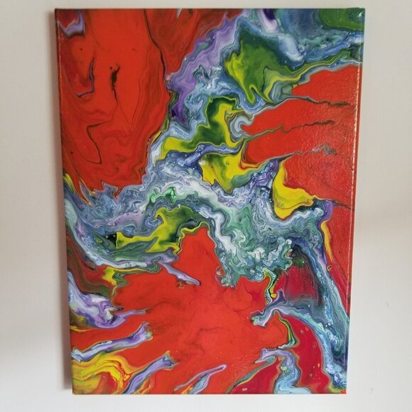 Abstract Acrylic Painting Original - Picture 1 of 9